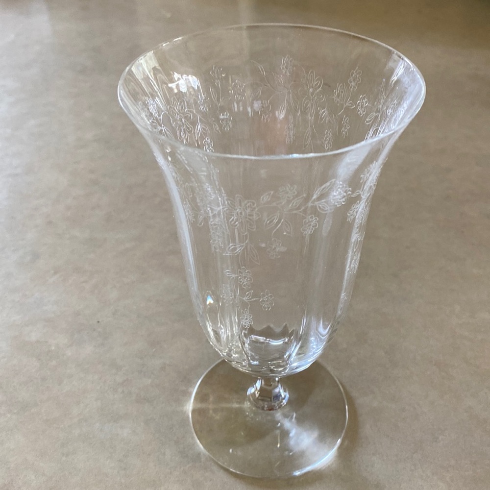 🌼🌿Beautiful Crystal Flute glass🌼🌿